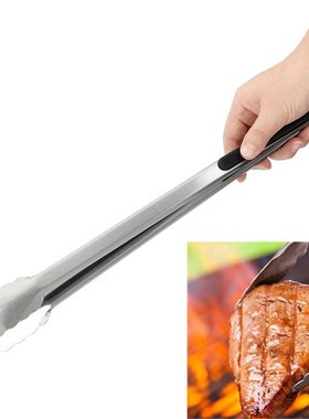 Barbecue Salad Food  BBQ Tongs Stainless Steel Kitchen Tools