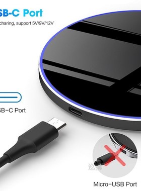 30W Wireless Charger For iPhone 13 12 11 Pro XS X XR 8 Type