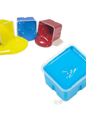 Gouache Paint Set 18/24 Vibrant Colors Unique Jelly Cup Desi