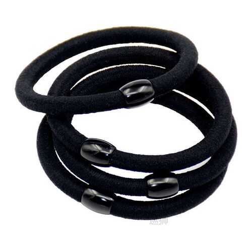 Rubber band large bold 】 【 adult female black rope string