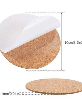 Self-Adhesive Cork Coasters,Cork Mats Cork Backing Sheets fo