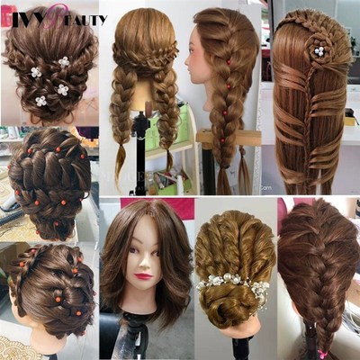 Mannequin Head For Hairstyles 65cm Professional Styling Head