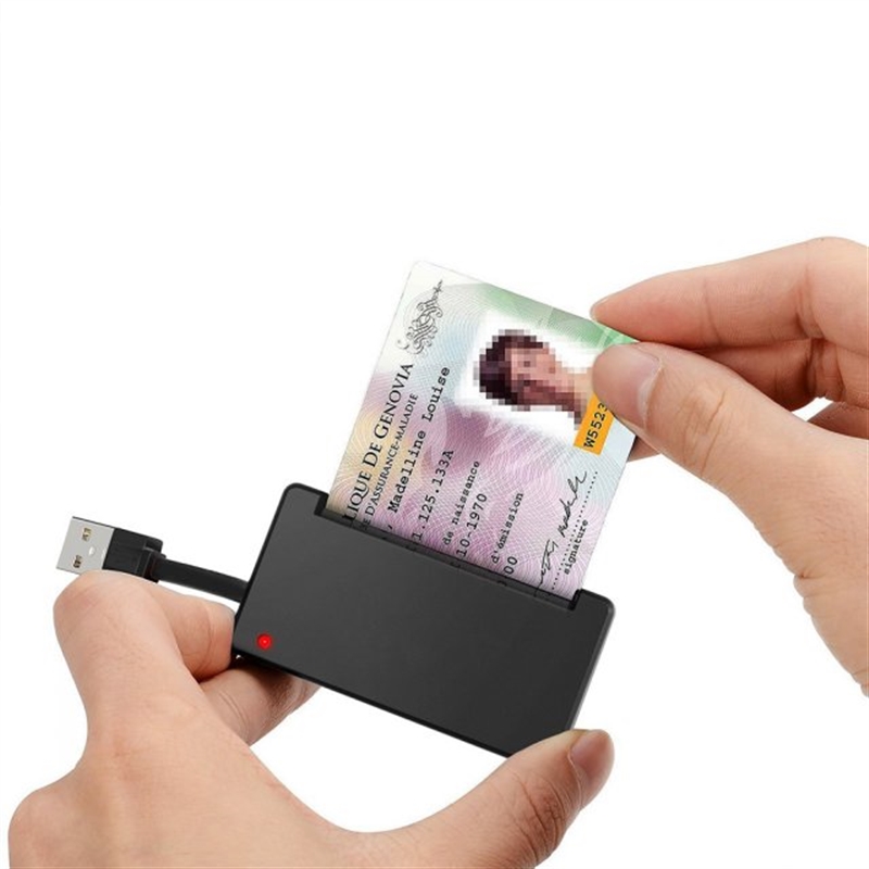 USB Smart Card Reader IC ID Bank Card EMV Electronic DNIE SI
