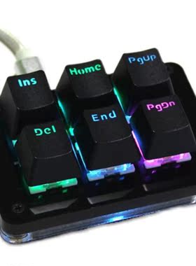 6-key  Type C Macro Programming Keypad Function Keyboard