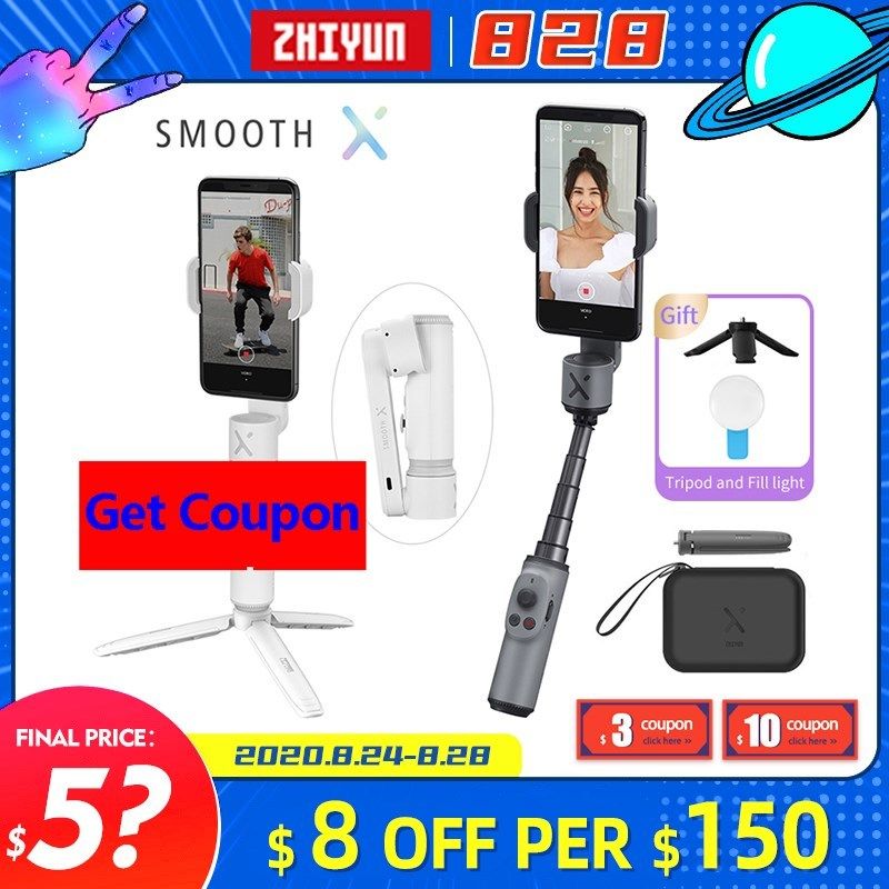 Smooth X XS Smartphone Gimbal Handheld Pocket Stabilizer Sef - 实物图