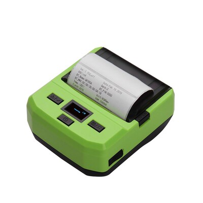 Portable Wireless B 80mm hermal Barcode Printer with Recharg