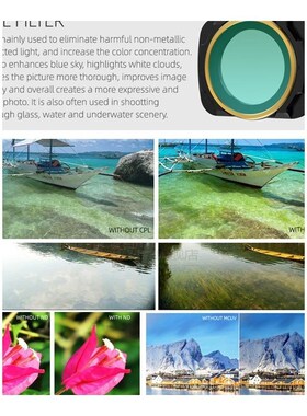 DJI Mavic Air 2 Lens Filter MCV CPL ND/PL Filters ND16 ND32