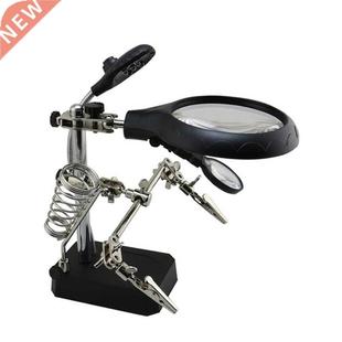 Magnifying Glass With Auxiliy Clip 2.5 7.5 Times Magnific