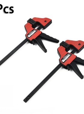 2Pcs 4 Inch Quick Ratchet F Clamp Heavy Duty Wood Working Wo