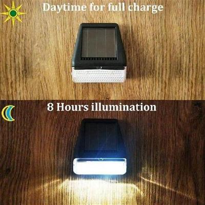 Solar Stair Step Lights Wall Light Decoration Fence LED