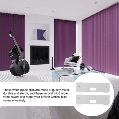 12pcs Metal Blind Repair Vane Savers Vertical Blind Repair T