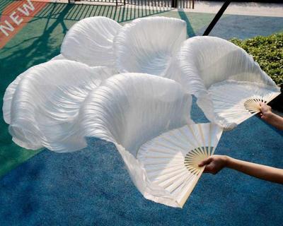 High Quality Silk Belly Dance Fan Dance 100% Real Silk Veils