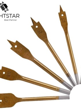 6Pcs Hole Saw Drill Bits Set Woodworking DIY Tool Spade Dill