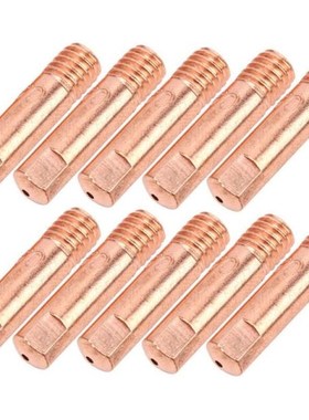 60Pcs MIG Welding Contact Tip Copper Conductive Nozzl for We