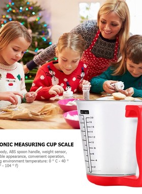 Electronic Measuring Cup Kitchen Scales Digital Beaker Host