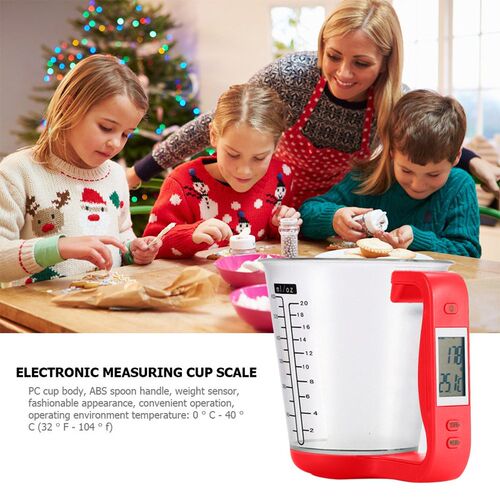 Electronic Measuring Cup Kitchen Scales Digital Beaker Host