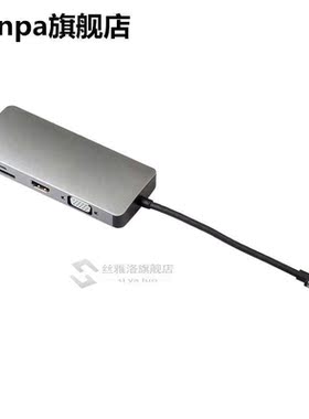 8 In 1 Type C To Hdmi Vga Video Adapter   Ethernet Lan Rj45