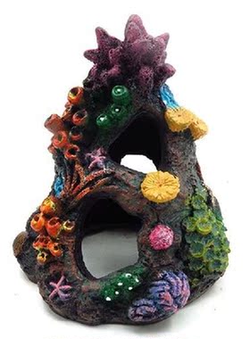 1PC Fish Tank Landscaping Simulation Resin Coral Stone