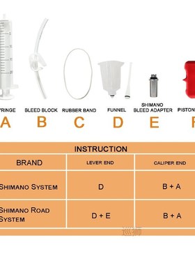 bicycle Hydraulic brake bleed kit for  MTB and Road b