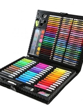 150PcsSet Kids Art Drawing Painting Tool Marker Pens Wax C