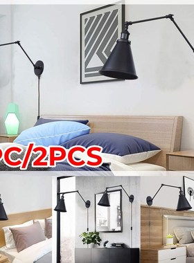 Vintage Loft LED Wall Lamp E27 Bulb Wall Light Hanging Chand