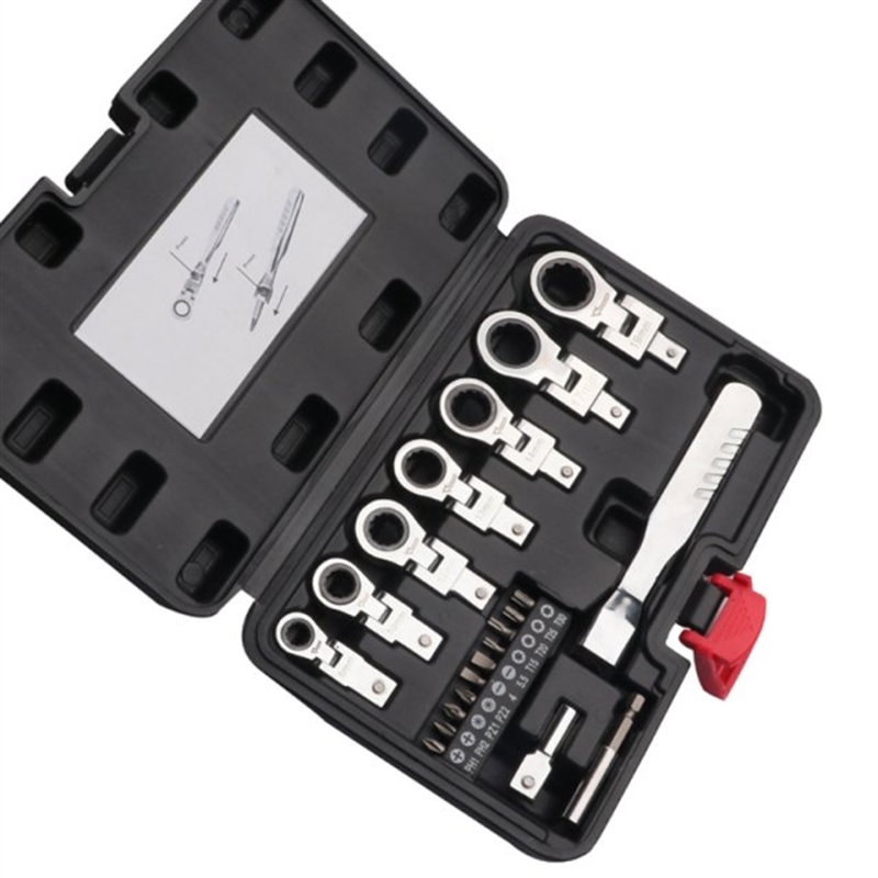 20 Pcs Oscillating Head Interchangeable Torx Wrench Set Osci