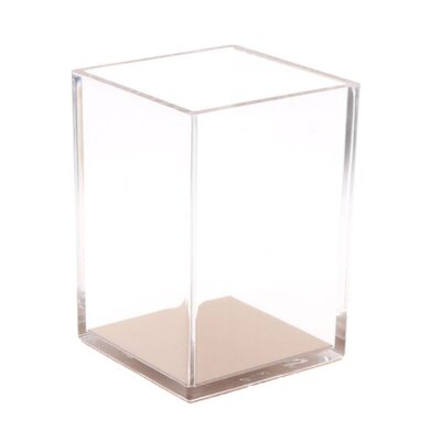 Desk Organizer Transparency Pencil Case Pen Container Rose G