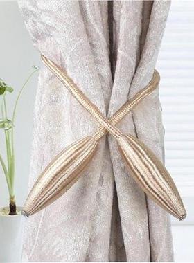 Arbitrary shape Strong Curtain Tiebacks Plush Alloy Hanging