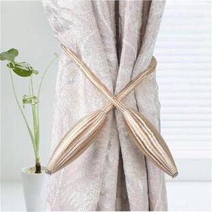 Arbitrary shape Strong Curtain Tiebacks Plush Alloy Hanging