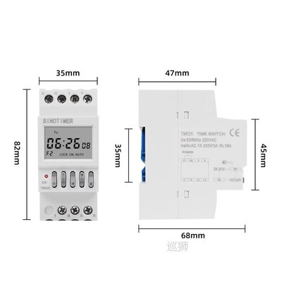 Two Groups Output Separate Control 7 Days Weekly Programmabl