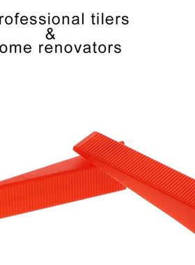300 Pcs Reusable Tile Leveling System with Tile Wedges for F