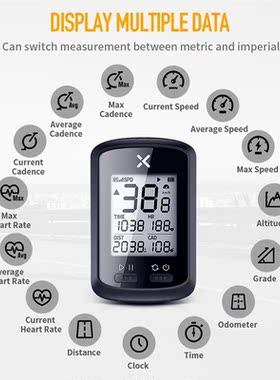 G/G Plus Bicycle Computer GPS Wireless Speedometer Bicycle T