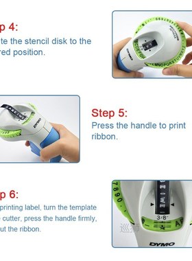 3D Label Machine For Dymo 12965 Manual Label Maker 3D Emboss