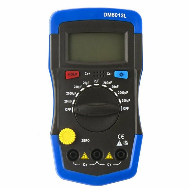 1Pc Durable Capacitance Meter Handheld LCD Digital Meter mF