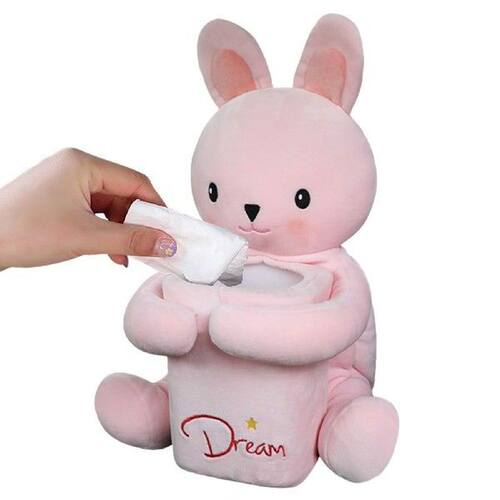 Cute Car Tissue Box Holder Cartoon Animal Tissue Cover