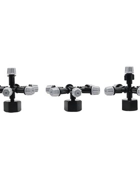 3 Sets Multi-way 360 Degree Atomization Misting Nozzles Fog