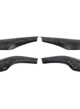 Car Mirror car styling Matte Forged Carbon Fiber Headlight S