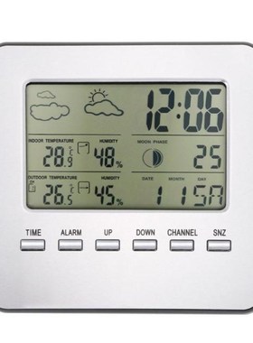 Digital Alarm Clock Weather Station Wireless Sensor Hygromet