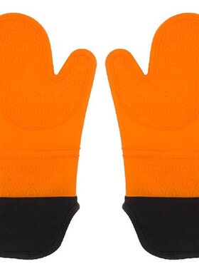 Kitchen Oven Gloves BBQ Silicone Pot Holder Oven Mitts Heat