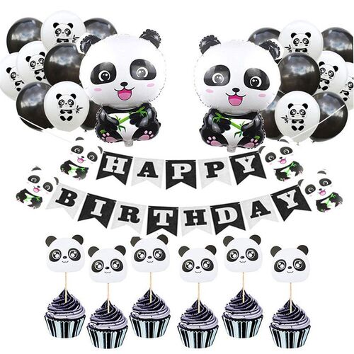 Panda Birthday Party Decor Woodland Animals Party Jungle Saf