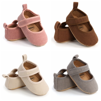 Spring Autumn Baby Shoes Solid Color Baby Girls Prewalker