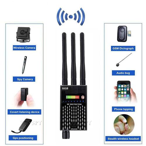 Professional G618 Detector 3 Antenna Anti Spy RF CDMA Signal