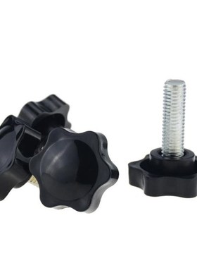 5PCS M6 M8 M10 Six Star Type Hand Screw Bakelite Plum Screw