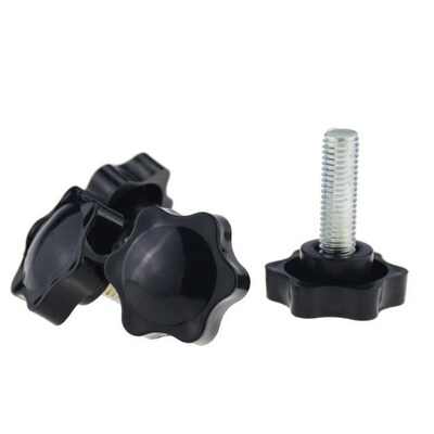 5PCS M6 M8 M10 Six Star Type Hand Screw Bakelite Plum Screw