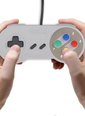2pcs USB Game Pads Classic Famicom Controller for Super Nint