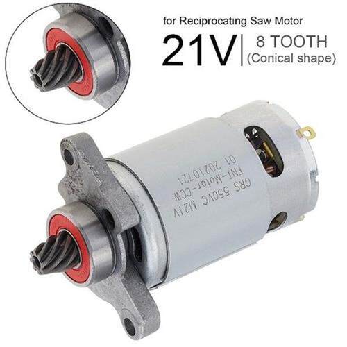 RS550 8 Teeth DC Motor High Power Reciprocating Saw Motor