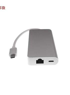 USB Type C to HDMI VGA Gigabit Ethernet Lan RJ45 Adapter for