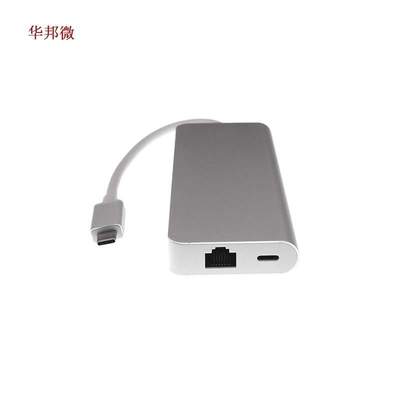 USB Type C to HDMI VGA Gigabit Ethernet Lan RJ45 Adapter for