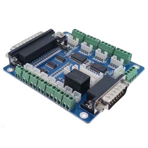USB 5 Axis CNC Breakout Board MACH3 Drive Board Interface Ad