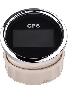 Digital 85mm GPS Speedometer With 7 Color Backlight LCD Disp